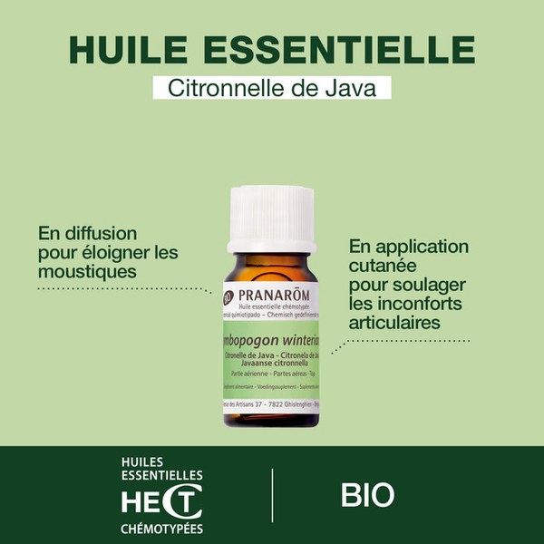 PRANAROM CITRONNELLE JAVA BIO 10ML