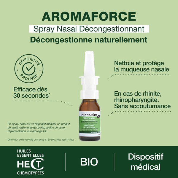 PRANAROM AROMAFORCE SPRAY NASAL 15