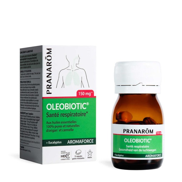 PRANAROM OLEOBIOTIC RESPIR CAPS 15