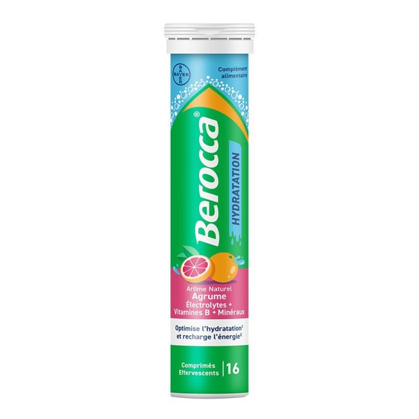 Berocca hydratat agrume comprimés eff 16