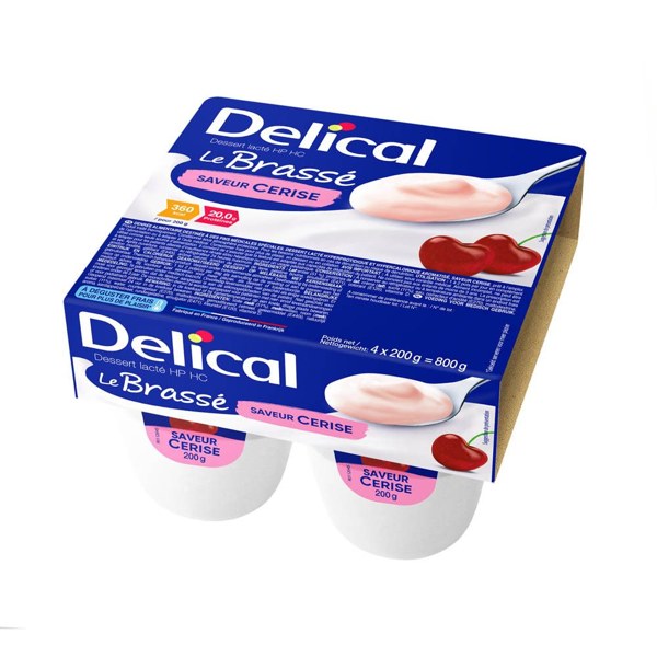 Delical brasse hphc cerise 4x 200 g