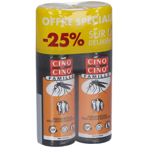 Cinq/cinq famille spray 100 ml x2