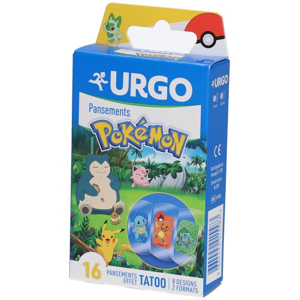 Urgo pansement pokemon tatoo 16