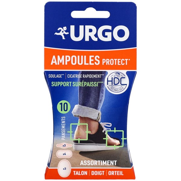 Urgo pansement ampoule mix 10