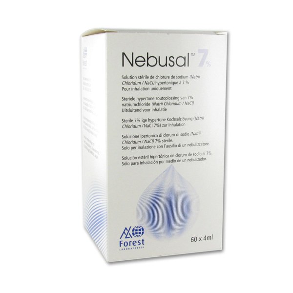 Nebusal 7% nacl amp 4 ml x60