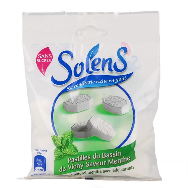 Solens past vichy menthe sach