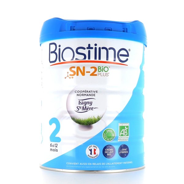 Biostime lait bio 2eme age 800g