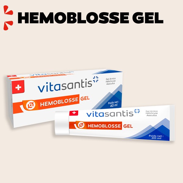 Vitasantis Hemoblosse gel à l'arnica — tube de 40 ml (ex-Algikynove)