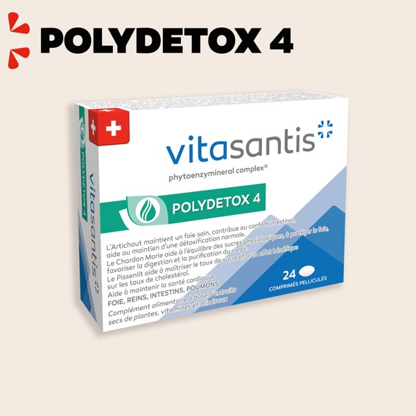 Vitasantis Polydetox 4 — 24 comprimés