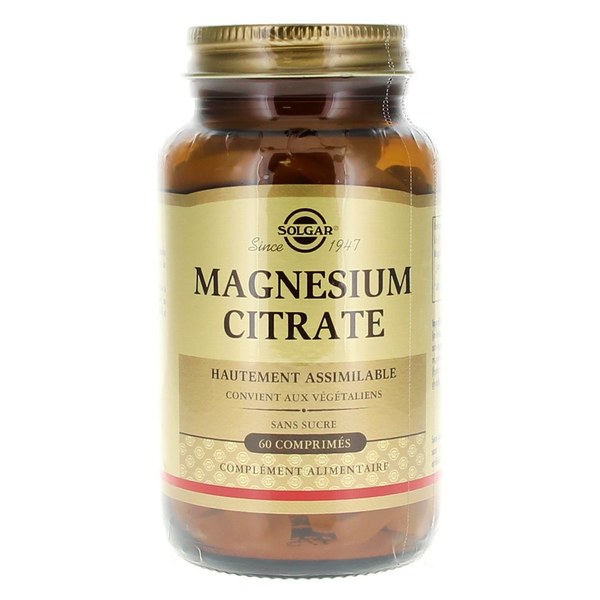 Solgar magnesium citrate 60cpr