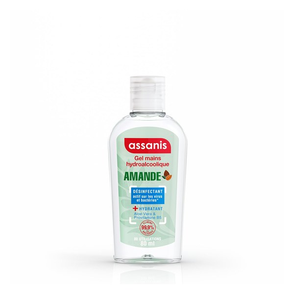Assanis a/bact main amande pock 80 ml