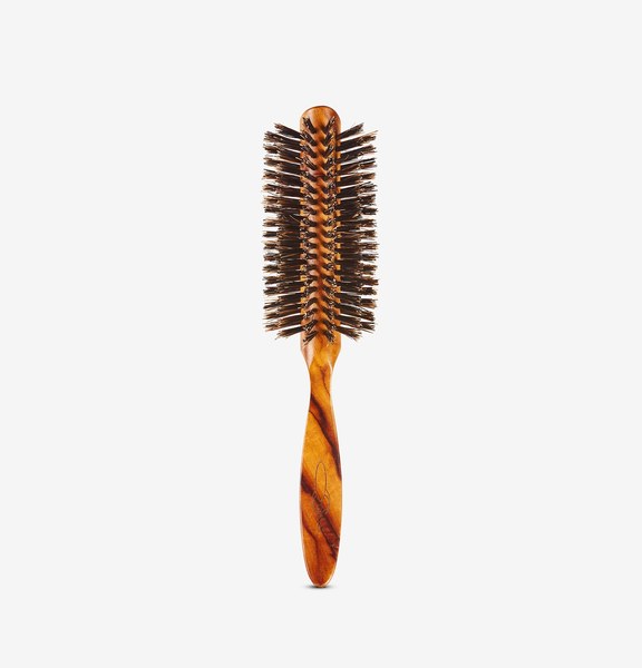 Brosse Cheveux Demi-Ronde Bois d'Olivier