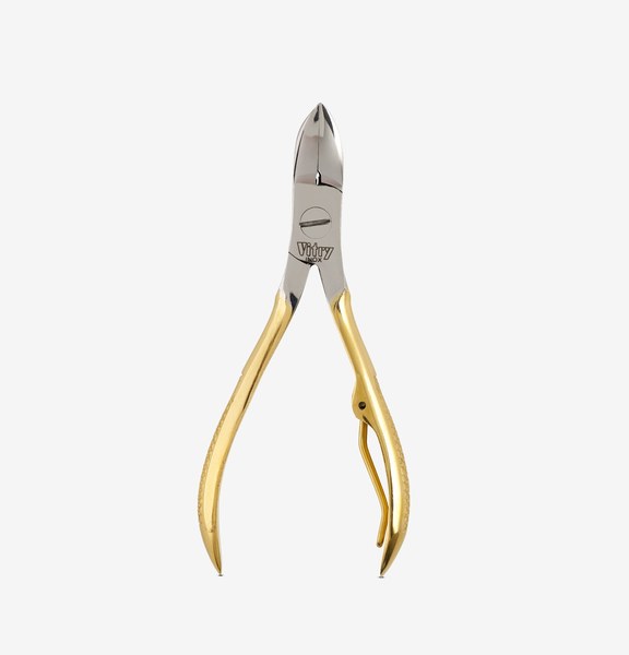 Pince à Ongles Inox Doré - 10 cm
